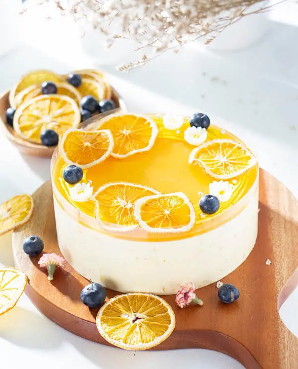 Citrus Burst Berry Cheesecake